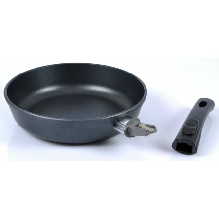 Сковорода НМП Традиционная d24см съемная ручка 6024