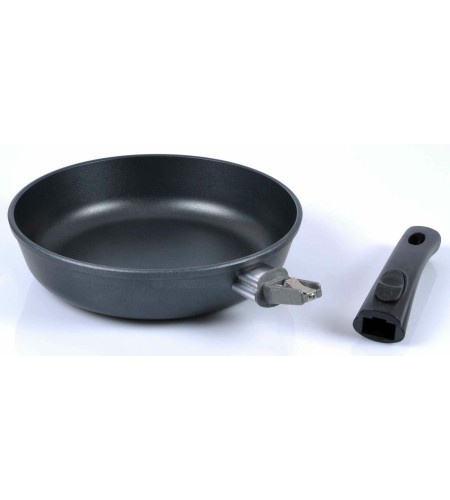 Сковорода НМП Традиционная d24см съемная ручка 6024