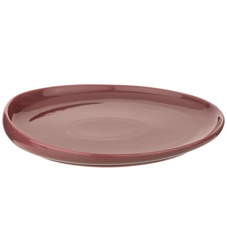 Тарелка обеденная Fusion 27*25см брусничная 263-1000