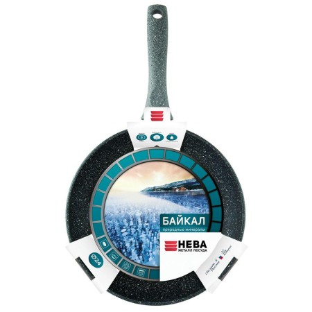 Сковорода НМП Природные материалы Байкал 24см бакелитовая ручка 2524