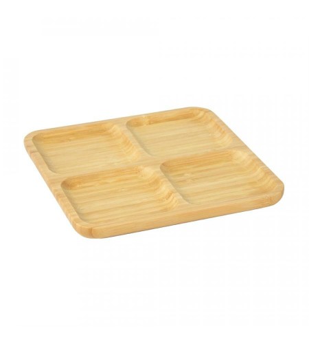 Менажница 4-секционная 22х22х1,5см КТ-МЖ-08