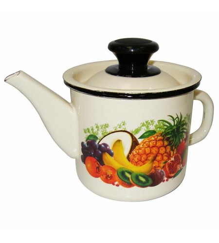 Чайник цилиндрический 1л с рисунком 42704-072/4