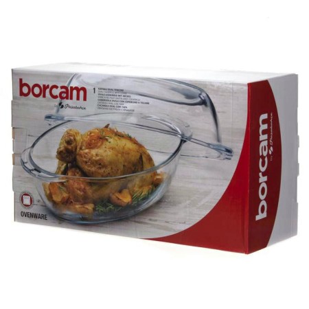 Форма для запекания овальная Pasabahce Боркам 2,85л + крышка 2,85л 59072