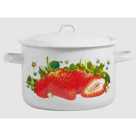 Набор кастрюль Фруктовая фантазия №001 1,45л, 2,9л, 4,3л С-001/4КмЭ