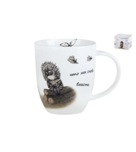 Кружка Quinsberry Ежик в тумане 420мл NB209-14M3
