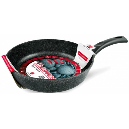 Сковорода НМП Каменная d28см черный гранит 18128