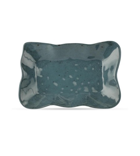 Блюдо овальное Domenik Stone 26см синий DMD056