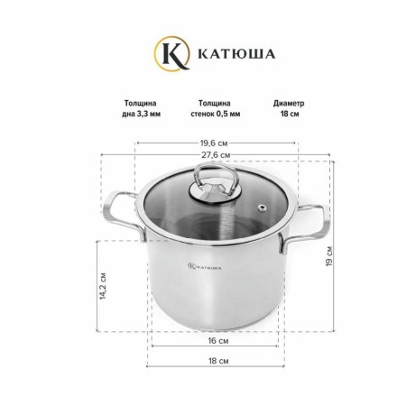 Набор посуды Катюша Марта 4 предмета 140-04-0