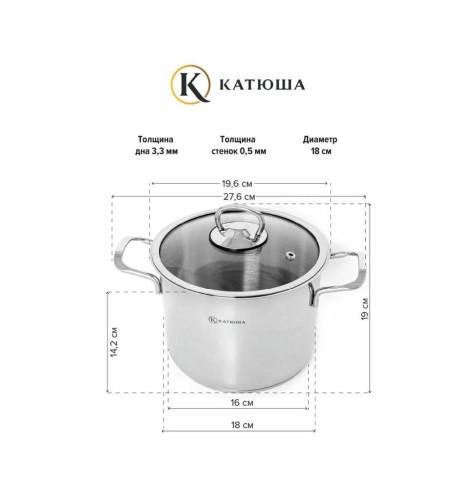 Набор посуды Катюша Марта 4 предмета 140-04-0