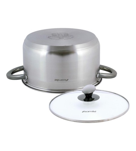 Кастрюля Kamille 5л с крышкой 4924