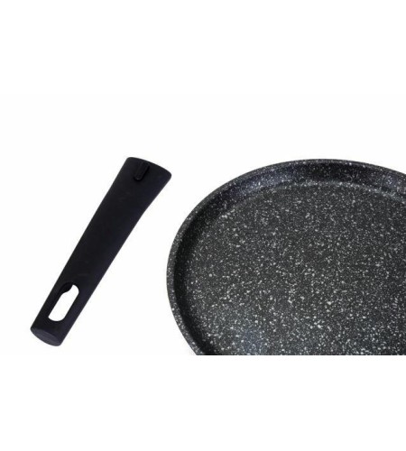 Блинница 220мм темный мрамор