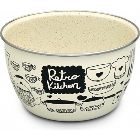 Миска Metrot Ретро 1,1л пластиковая крышка 350019