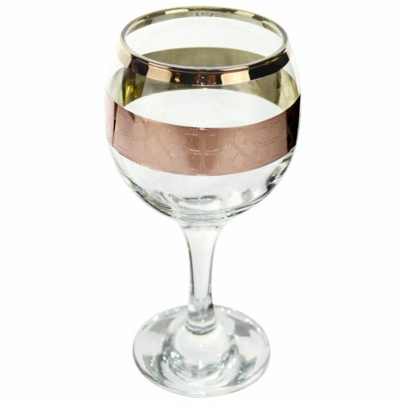 Бокалы для вина с узором Шарм Рубин 6шт TRV255-411/S