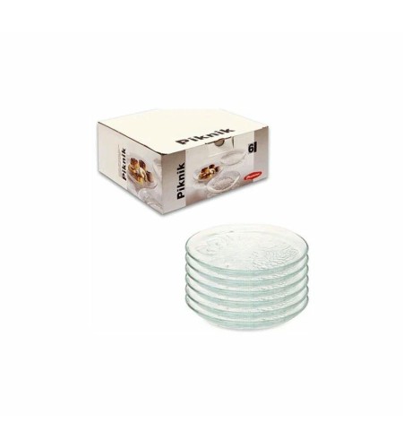 Набор тарелок закусочных Pasabahce Пикник D18см 54052BFD