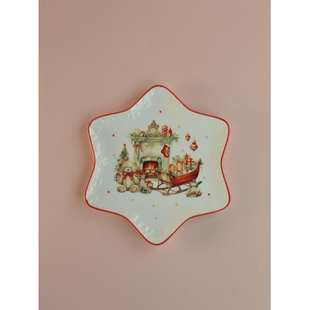 Блюдо Новогоднее настроение 21см LH9844-21-J043-H1575