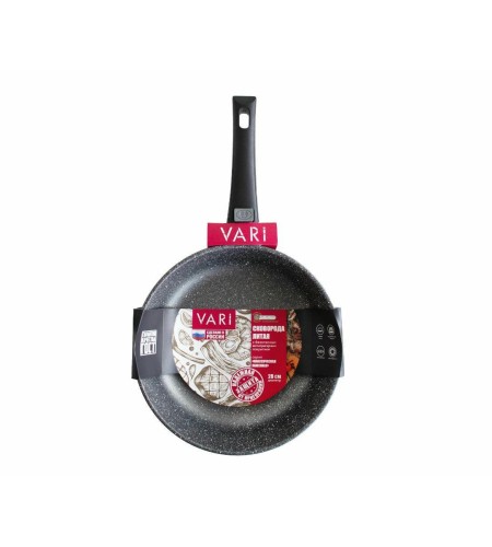 Сковорода VARI Классическая каменная серая 28см KKLGRBK30228