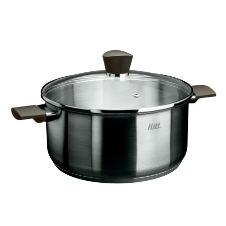 Кастрюля Hitt Sahara Dune 3л 20x9,5см стеклянная крышка HS-DC20