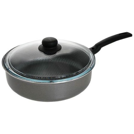 Сотейник Scovo Dicsovery d26см со стеклянной крышкой и съемной ручкой