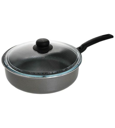 Сотейник Scovo Dicsovery d26см со стеклянной крышкой и съемной ручкой