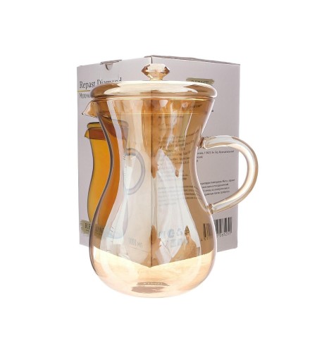 Молочник с крышкой Repast Diamond 1л медовый CP0610Honey 59304