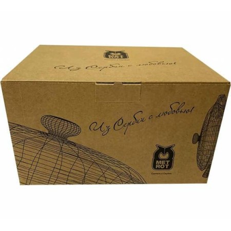 Миска Metrot Ретро 1,1л пластиковая крышка 350019