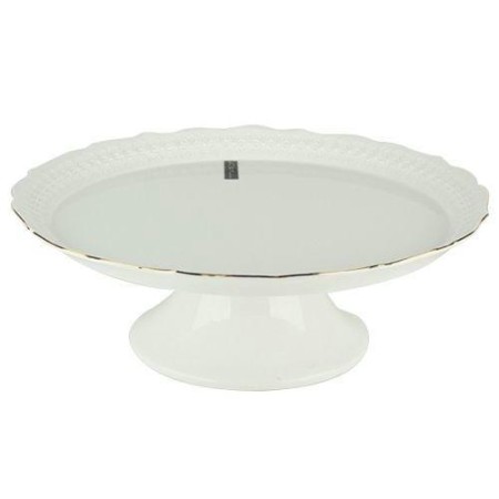 Блюдо на ножке Снежная королева 31см круглое