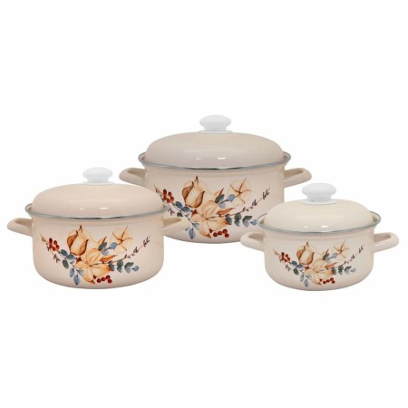 Набор кастрюль Унесенные ветром №124-4 1,5л, 2л, 3л