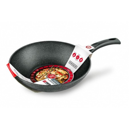 Сковорода-wok НМП Гранит d28см L3128Wi