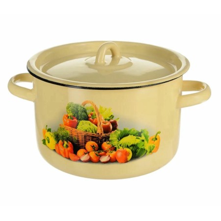 Кастрюля СтальЭмаль 1,5л с рисунком арт. 1с15с/1