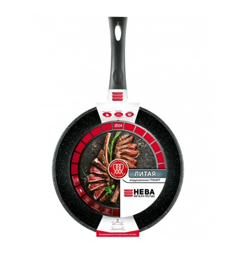 Сковорода НМП Гранит 24см L18124i