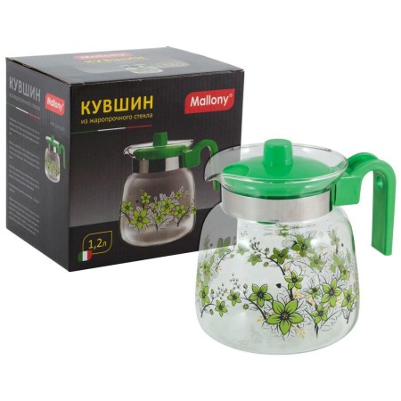 Кувшин Mallony Pentola-1200 1,2 л зеленый дизайн