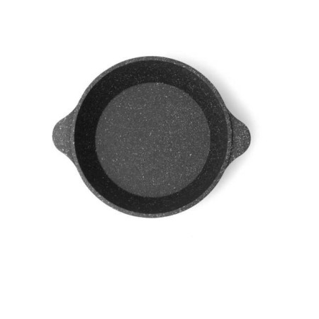 Сковорода Уля d160х55мм 2 литые ручки, стеклянная крышка с металлической ручкой