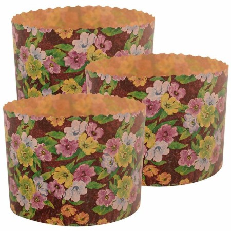 Набор форм для выпечки кулича МультидоМ Пасхальная d13,5хh13,5см 3шт МТ8-113