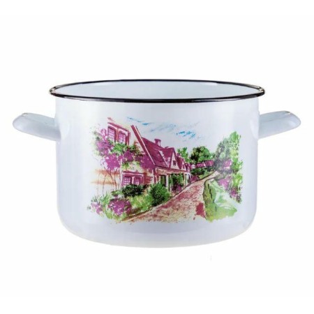 Кастрюля эмалированная Hitt Деревня 4,3л С-16141/4ДЭ