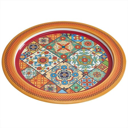 Поднос Времена года d379мм оранжевый Ц-379х-01972