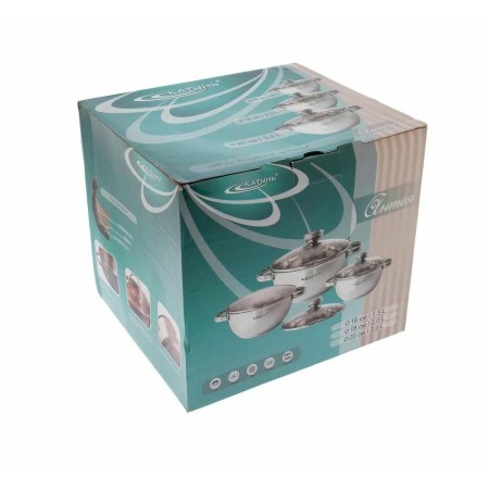 Набор кастрюль Антея 1,5л+2л+3л КТ05-А