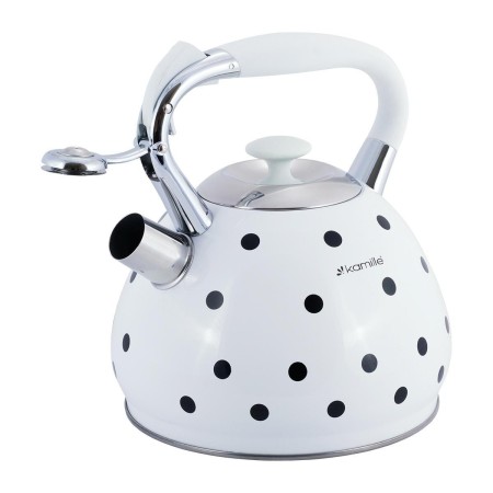 Чайник 3л Kamille ручка soft-touch белый 0695WH