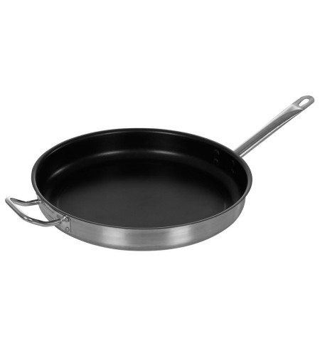 Сковорода Luxstahl d400/50мм нержавеющая сталь, антипригарное покрытие, тройное дно