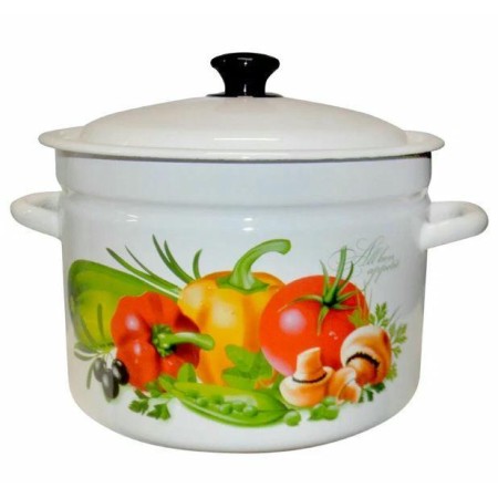 Кастрюля с бортиком 8л