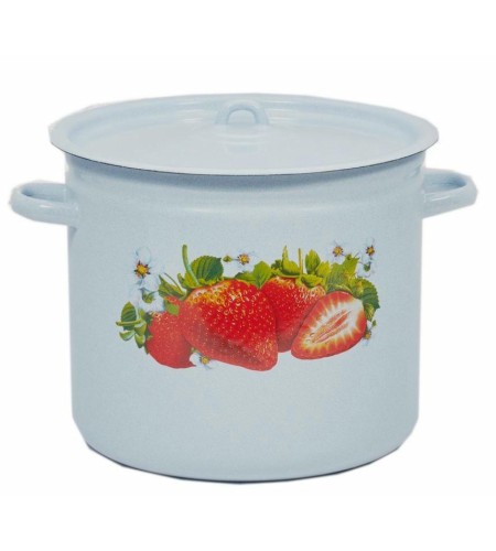 Кастрюля Лысьвенские эмали 12л с рисунком С-1624/4Рб/С-1624П2/4/4/К