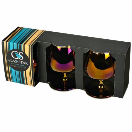 Набор бокалов для бренди Glasstar Королевская фуксия 3 предмета 410мл RNKF1812