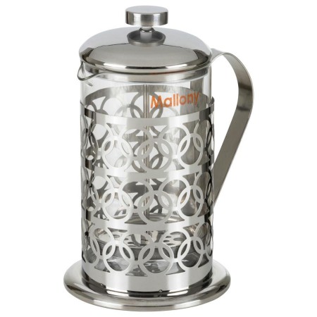 Френч-пресс Mallony Olimpia T046-800ML, 800 мл серебристый