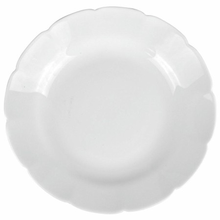 Тарелка суповая Royal Garden Flower White M d23см RG003GL