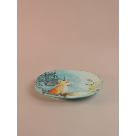 Тарелка закусочная Lefard Лесная Сказка Лиса 20,5см 409-157