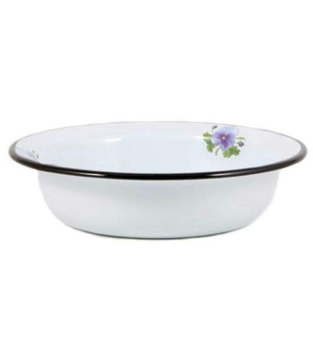 Миска эмалированная с рисунком 2л