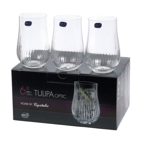Стаканы для воды Тулипа 450мл 6шт. 25300/36/450