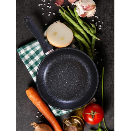 Сковорода Kukmara Marble Induction d260мм темный мрамор