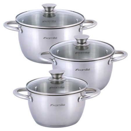 Набор кастрюль Kamille 1,5л+2л+3л 4905