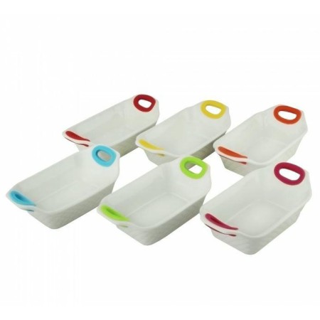 Набор прямоугольных салатников LENARDI 6шт 16см 142-029