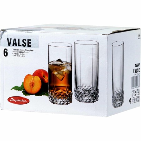 Набор стаканов Pasabahce Valse 290мл 6шт. 42942GRB/42942GRM